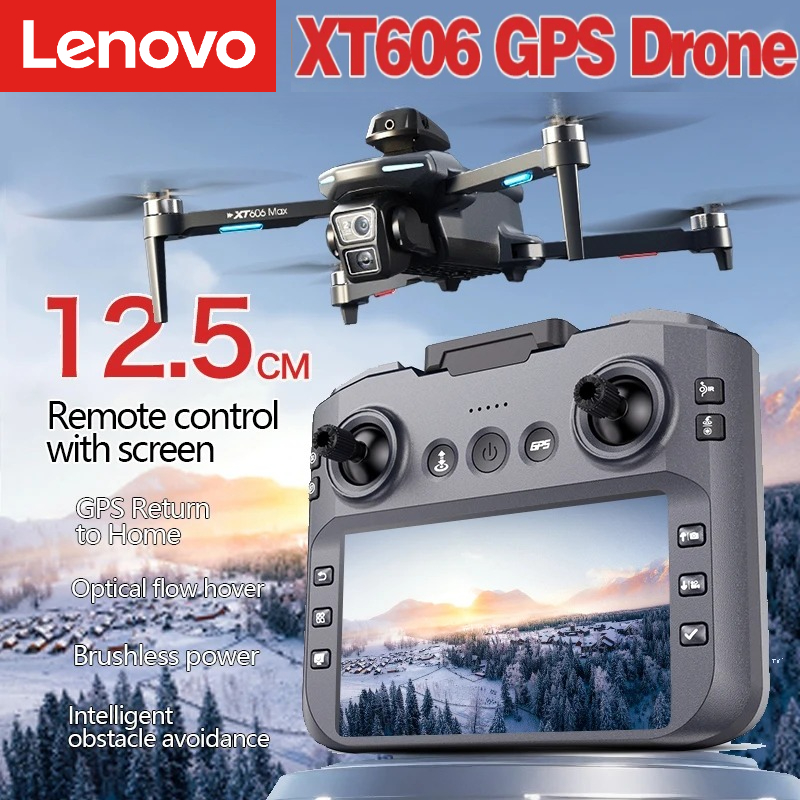 Fpv Drone Kit - Lenovo XT606 MAX GPS Drone 4k