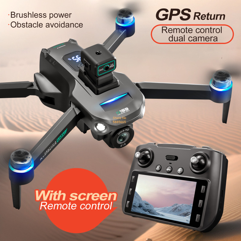 Fpv Drone Camera - 8K Dual Camera 5G WIFI FPV