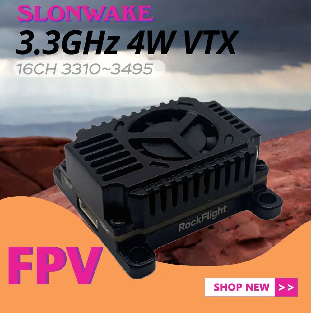 SLONWAKE FPV 3.3G 16CH 4000mW  - Fpv Drone Vtx 评论和价格
