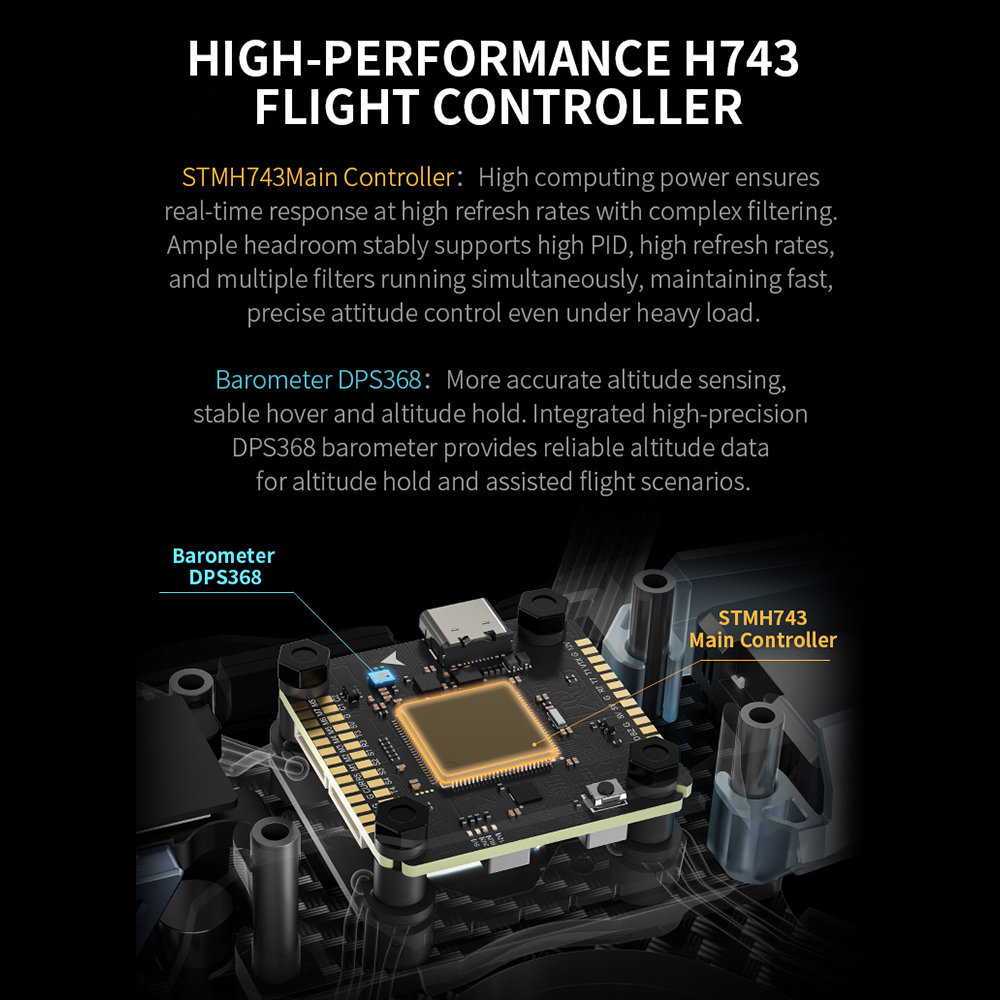 Axisflying H743 PRO Flight Con - Fpv Drone Flight Controller 评论和价格