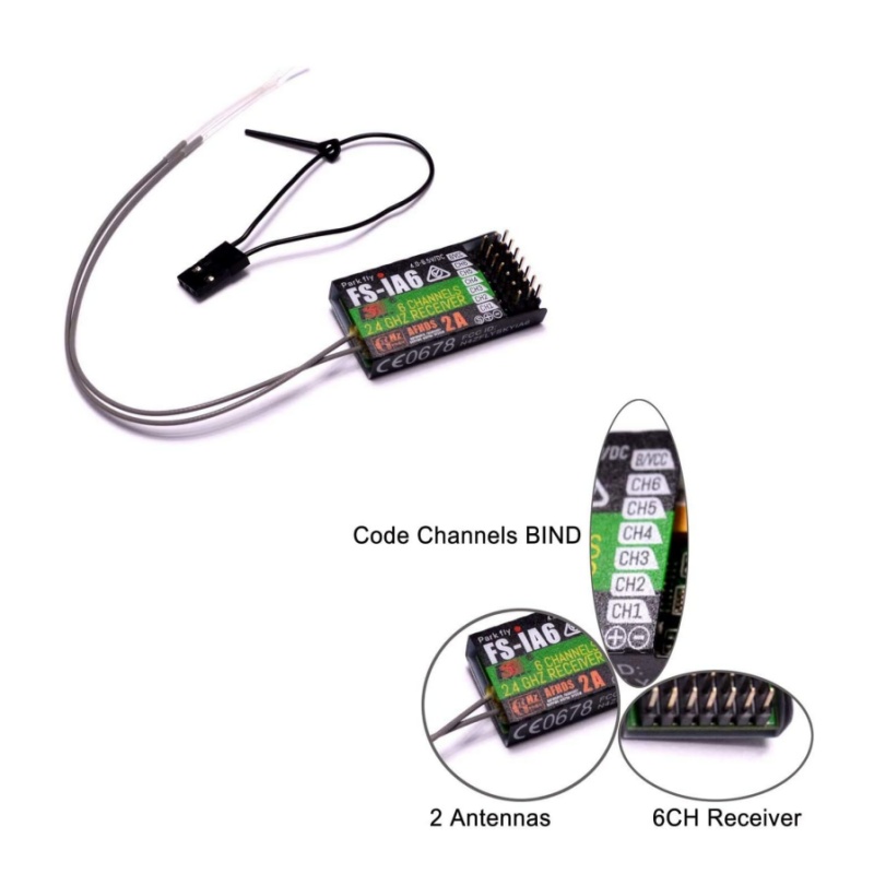 Flysky FS-IA6 Receiver 6CH Dua - Fpv Drone Antenna 评论和价格