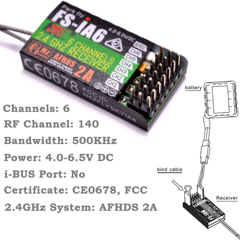 Flysky FS-IA6 Receiver 6CH Dua - Fpv Drone Antenna 评论和价格