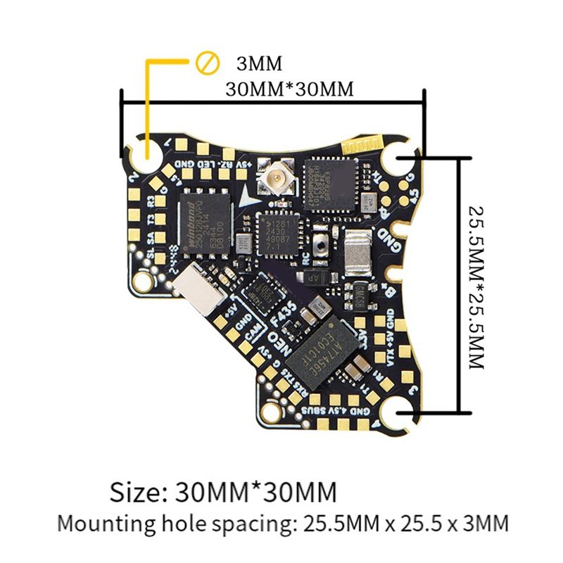 FBIL-F435 NEO 1S AIO Flight Co - Fpv Drone Esc 评论和价格
