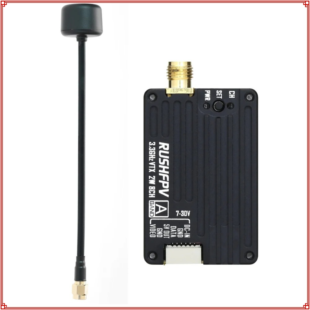 2026 New RUSHFPV 3.3G 2W VTX T - Fpv Drone Vtx 评论和价格