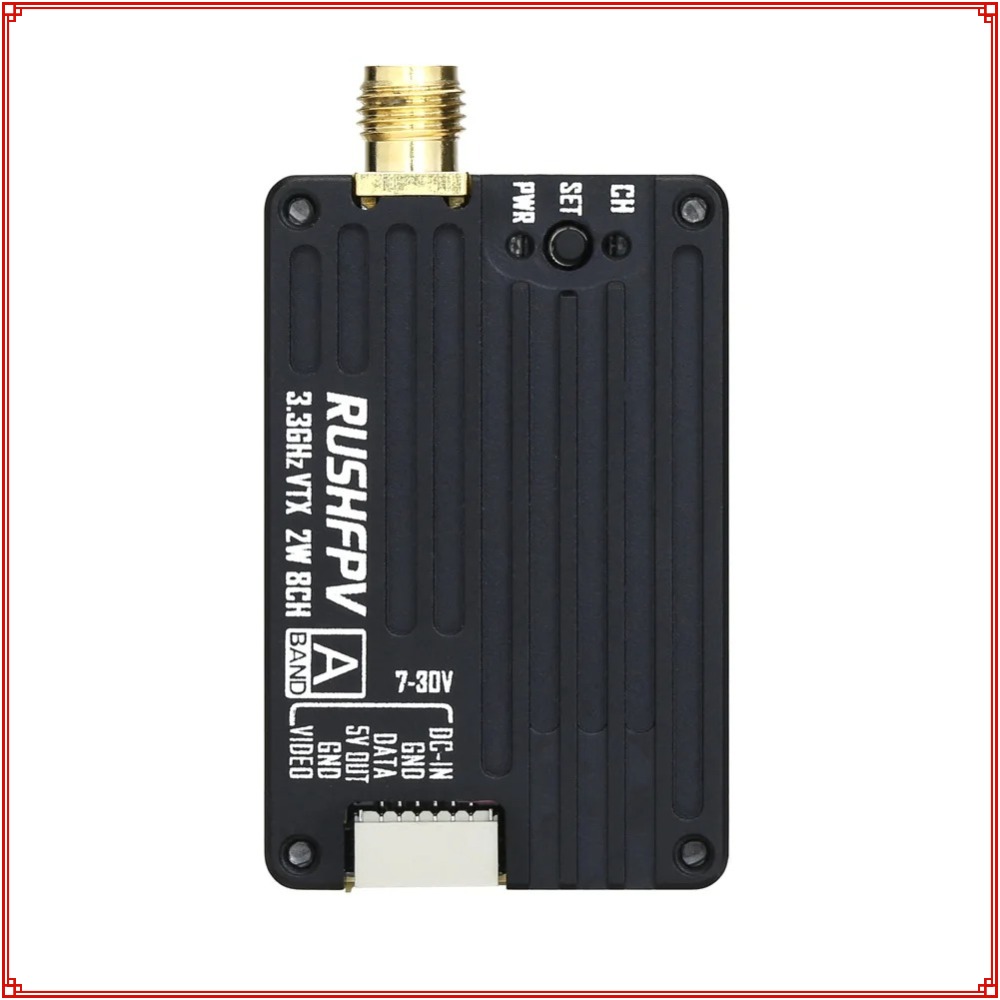 2026 New RUSHFPV 3.3G 2W VTX T - Fpv Drone Vtx 评论和价格