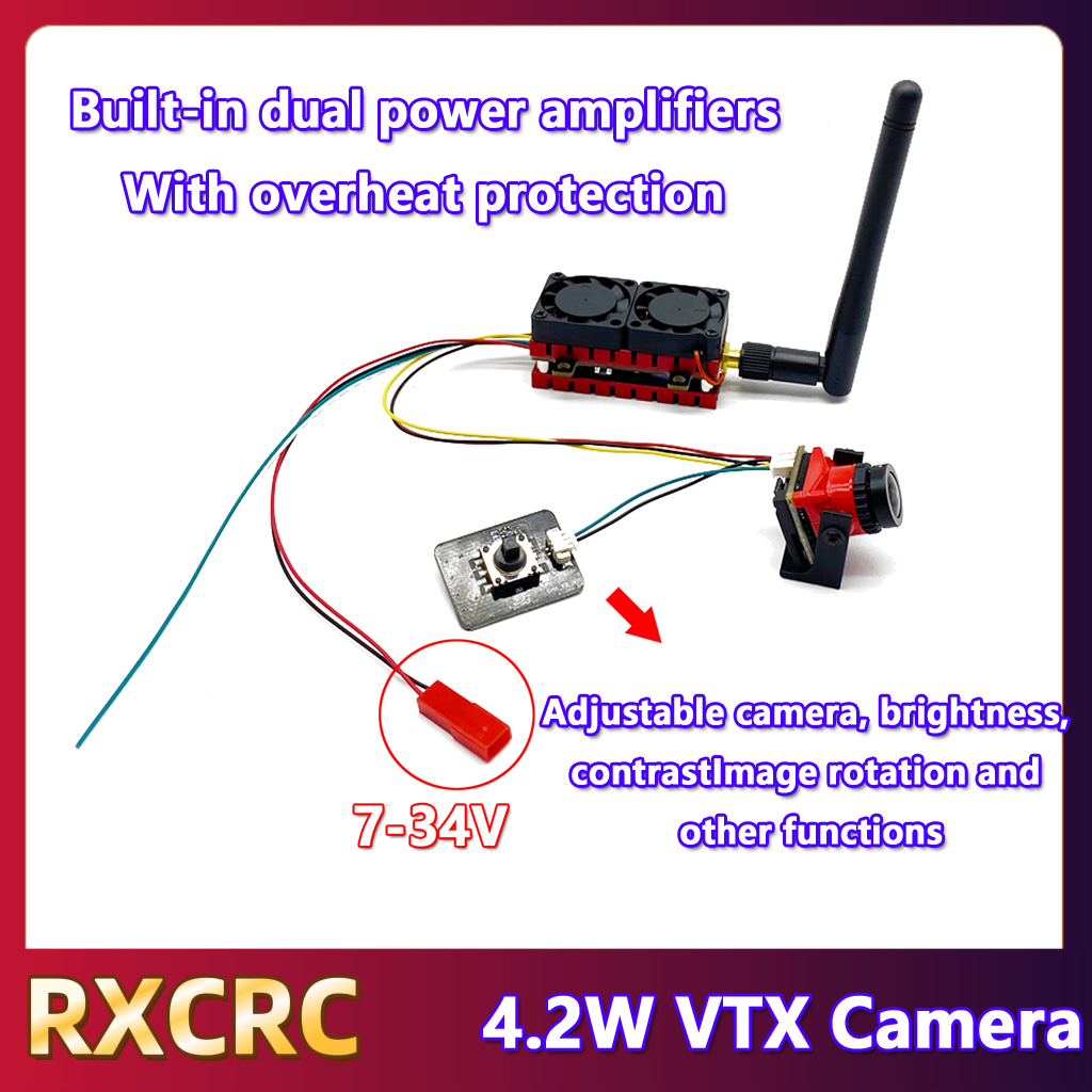 RXCRC 5.8G 48CH 4.2W High Powe - Fpv Drone Vtx 评论和价格