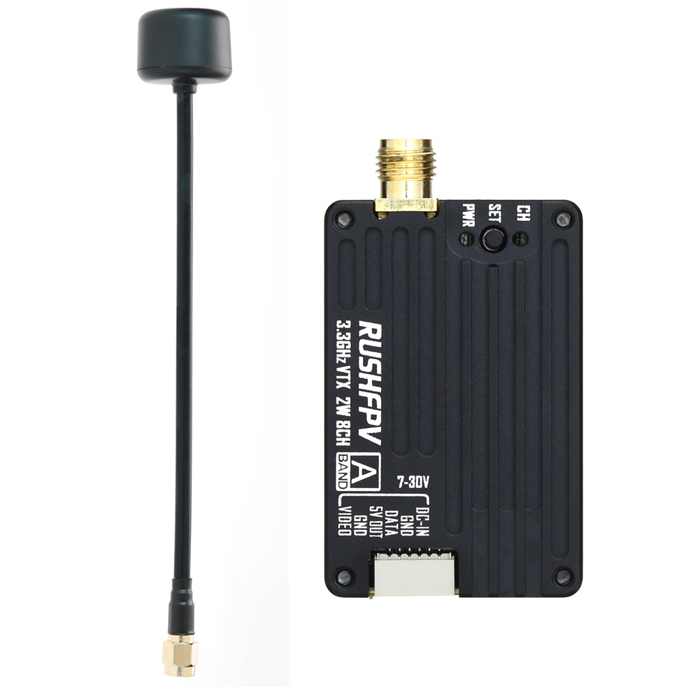 RUSHFPV 3.3G 2W VTX Transmitte - Fpv Drone Antenna 评论和价格