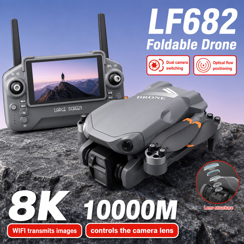 Aerial Photo LF682 Drone 8K HD - Fpv Drone Charger 评论和价格