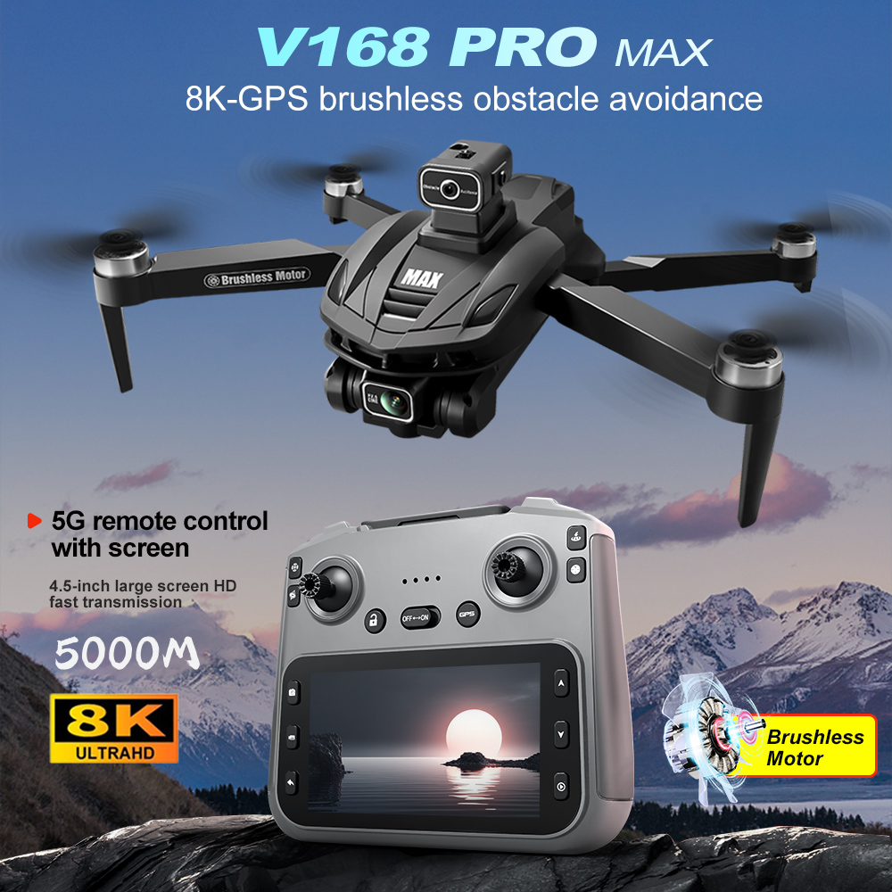 V168 PRO Max GPS Drone 8K Prof - Fpv Drone Charger 评论和价格