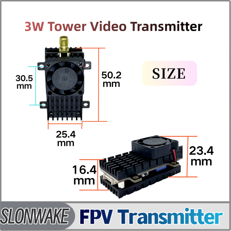 SLONWAKE 5.8G 3000mW Simulatio - Fpv Drone Vtx 评论和价格
